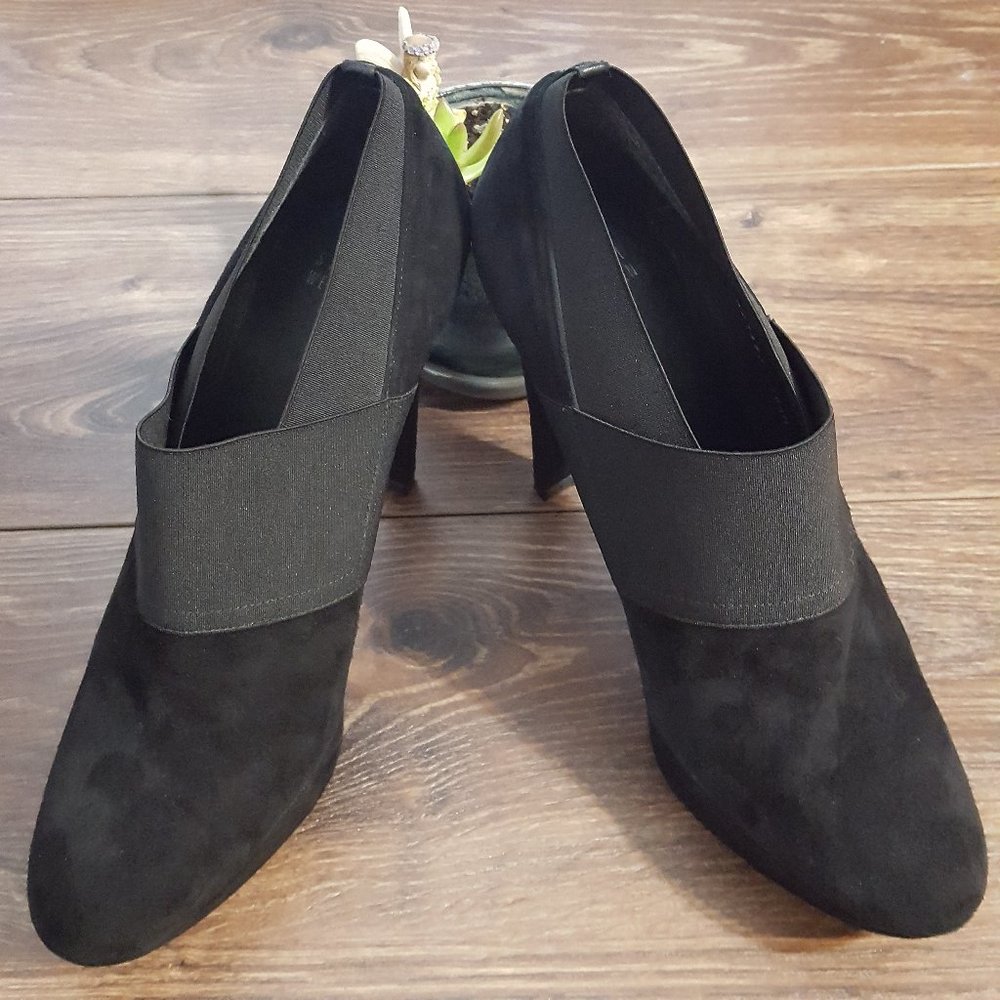 Stuart Weitzman Black Suede High Heels Shoes